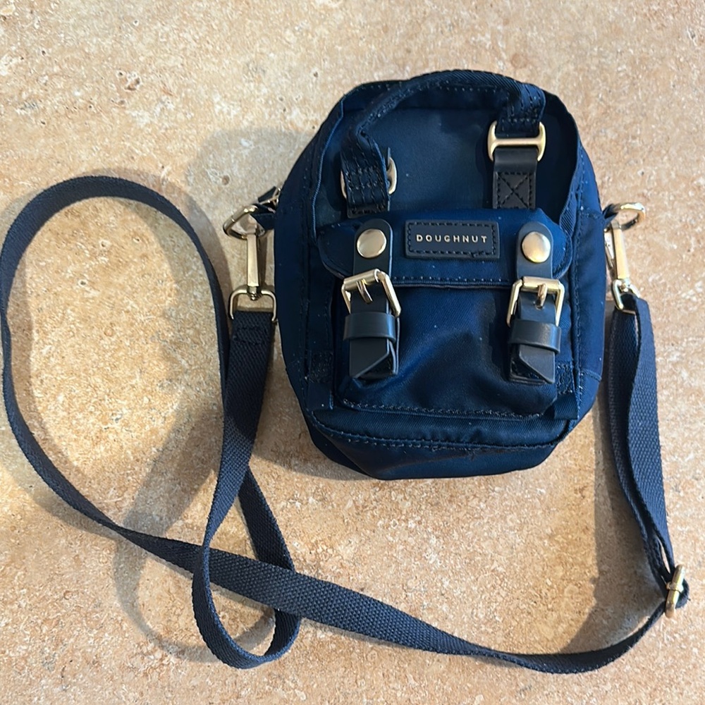 DOUGHNUT Navy Blue Crossbody Bag